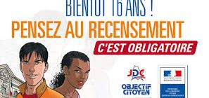 Recensement des jeunes dès 16 ans